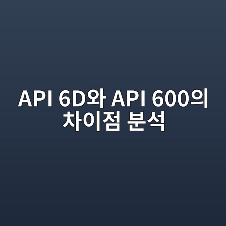 API 6D와 API 600의 차이점 분석 9 api 6dec9980 api 600ec9d98 ecb0a8ec9db4eca090 ebb684ec849d 1788087426