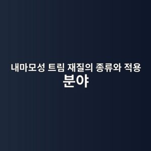내마모성 트림 재질의 종류와 적용 분야 6 eb82b4eba788ebaaa8ec84b1 ed8ab8eba6bc ec9eaceca788ec9d98 eca285eba598ec9980 eca081ec9aa9 ebb684ec95bc 1788086863