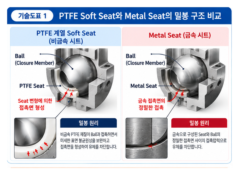 PTFE 시트와 금속 시트의 내구성 비교