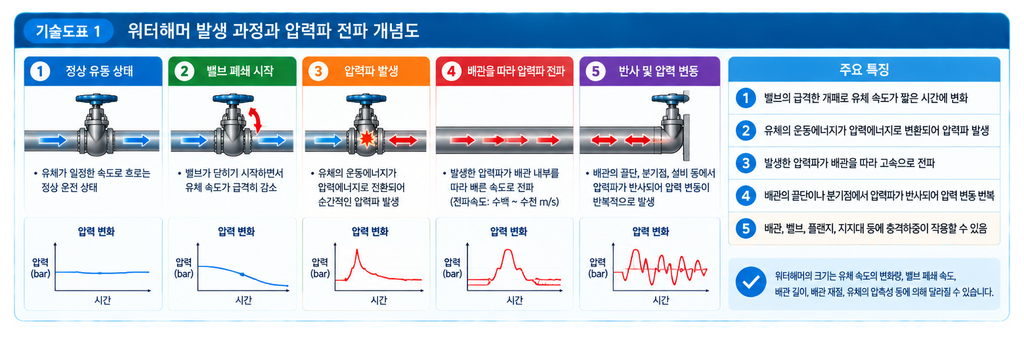 워터해머 발생 원인과 체크 밸브 선정 기준 1 워터해머 발생 원인과 체크 밸브 선정 기준